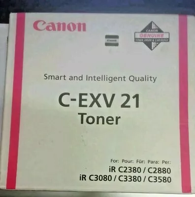 Original Canon C-EXV 21 Toner - Magenta • £41.99