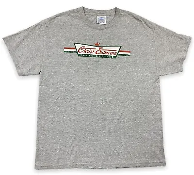 $39.99 • Buy Vintage Y2K Krispy Kreme X Jesus Christ Supreme Taste & See Graphic T Shirt L