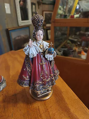 8  QC Brand Composite Vintage Vatican Souvenir Infant Jesus Of Prague Statue • $9.49
