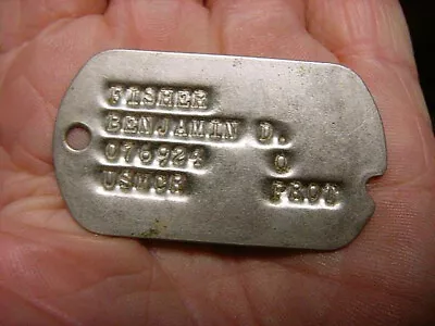 Vintage WW2 Era USMC Marine Corps Dog Tag • $9.99