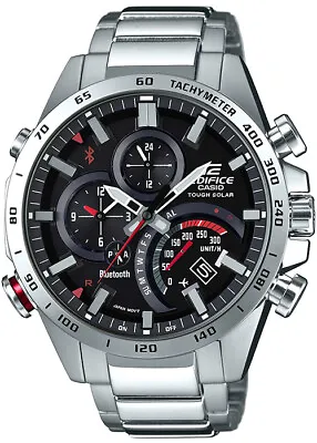 CASIO EDIFICE TIME TRAVELER EQB-501XD-1AJF Black Silver Men's Watch New In Box • $231