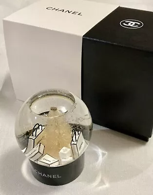 CHANEL Snow Globe Dome White Christmas Tree VIP Customer Limited Novelty Benefit • $220.55