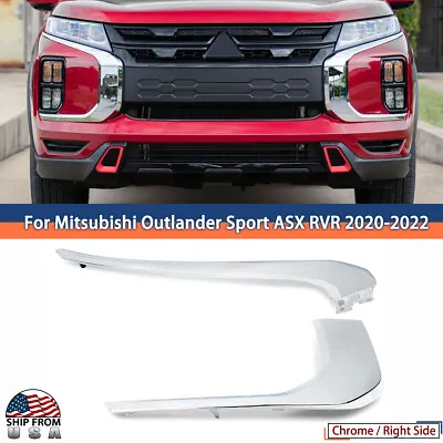 Right Front Bumper Trim Molding For Mitsubishi Outlander Sport ASX RVR 2020-2022 • $39.99