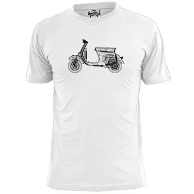 Mens Abstract Scooter T Shirt Vespa Lambretta Mod Weller • £11.99