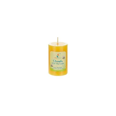 Mega Candles -  2  X 3  Hand Poured Citronella Scented Pillar Candle • $6.49