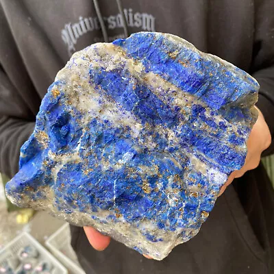 4.9lb Large Natural Lapis Lazuli Quartz Crystal Rough Gemstone Mineral Healing • $27