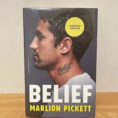 Belief - Marlion Pickett AFL Richmond Tigers Signed Book • $23