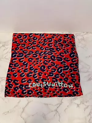 Authentic Louis Vuitton Stephen Sprouse Leopard Square Silk Scarf • $139