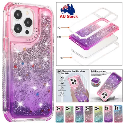 Gradient Glitter Cover Soft TPU Case For IPhone 15 14 13 12 11 Pro Max 7 8 Plus  • $14.19