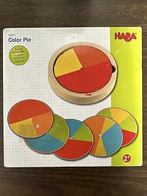 Haba Color Pie Kids Toy HABA Germany 300711 Wooden Toy • $15