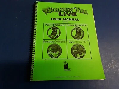$19.99 • Buy Golden Tee Live By IT Video Arcade Game User Manual Version 09/06