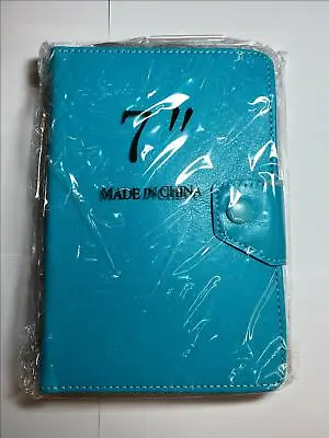 Light Blue Android Logo Folder Case For Yarvik Noble TAB07-485 Android Tablet • £10.90