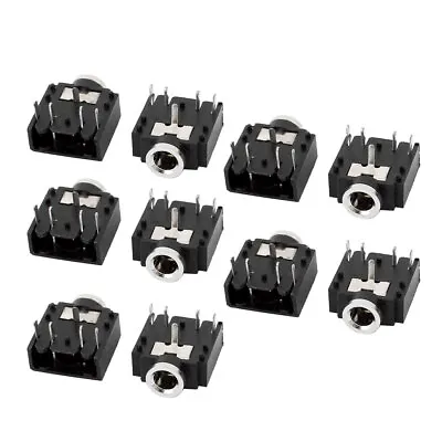 10 Pcs 3.5mm Female Stereo Audio Socket Headphone Jack Connector 5 Pin PCB Mount • £3.90