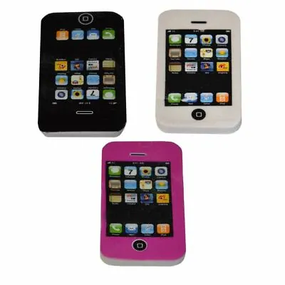 3 X Iphone Rubber Erasers Back To School Stationary Party Bag Fillers Toys Gifts • £3.39