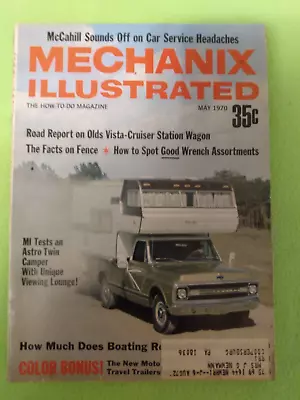 MECHANIX ILLUSTRATED Magazine MAY 1970 OLDS VISTA-CRUISER STATION WAGON! • $5