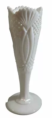 KEMPLE -Jubilee-  12  Bud Vase. White Milk Glass Flower Vase. VGC • $35