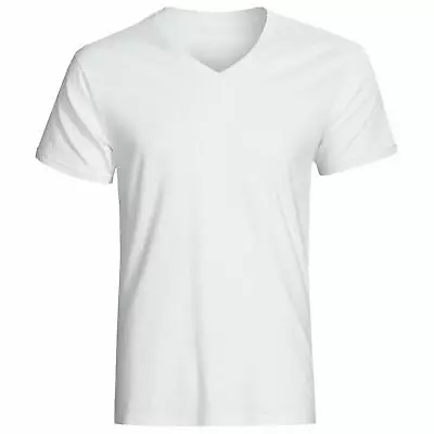 $12.99 • Buy US Military Genuine Issue V-Neck T-Shirt, 100% Cotton Slightly Irregular US Made