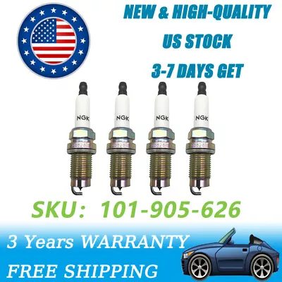 4PCS Iridium Spark Plugs 101-905-626 For VW Jetta Tiguan AUDI A1 A3 1.4L • $20.61