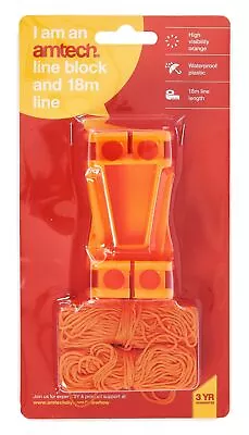 £12.15 • Buy L Shaped Line Set 2 Corner Block Plastic Brick Laying 18M Lines Builders