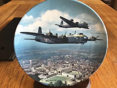 £13.99 • Buy Aeroplane Plate - Stirling Over Kings College, Cambridge-heroes -world War 2 Raf
