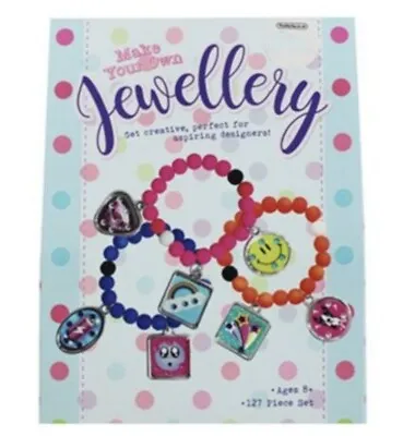 Make Your Own Charm Beaded Bracelet DIY Kit - Makes 3 Bracelet • £3.99