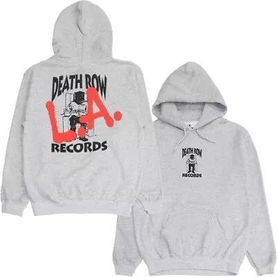 Death Row Records Men's LA Graffiti Graphic Logo Hoodie Sweatshirt • $34.99