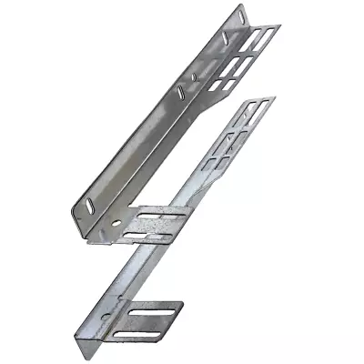 Universal Garage Door Flag Bracket (Pair) For 10  12  And 15  Radius Track • £24.28