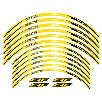 For HONDA CRF300L /RALLY Reflective Outer Tire Rim Stickers Wheels Decal Tape • $15.12
