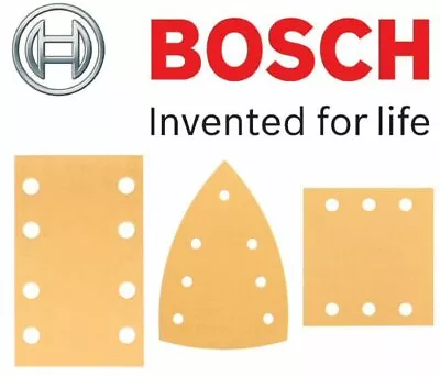 £12.95 • Buy BOSCH Genuine GSS 160-1A Sanding Sheets SHOP (DELTA & RECTANGULAR & SQUARE Type)