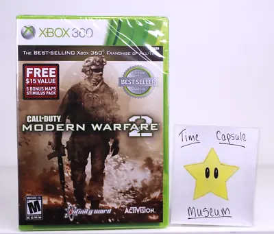 Call Of Duty Modern Warfare 2 COD MW2 New Xbox 360 Factory Sealed WATA VGA NIB • $59.49