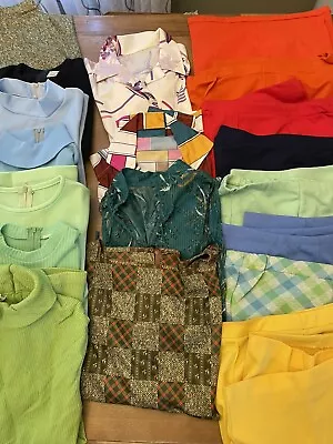 True Vintage Polyester Clothing Lot 60’s 70’s  • $125