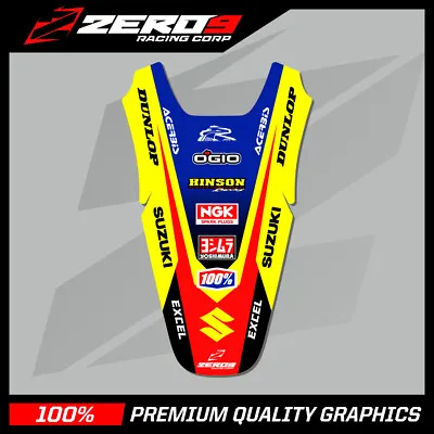 Suzuki Rmz 250 07-09 Rear Fender Decal Mx Graphics Ti • $25.08