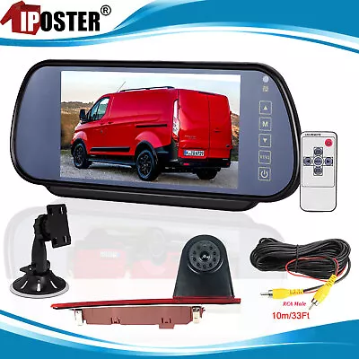 7'' Monitor HD Brake Light Rear View Backup Camera For Ford Transit Custom Van • £114.19