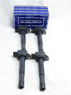 Set Of 4 Ignition Coils For Honda Acura 2.0 2.4 W/Grease Pack Ref # 30520PNA007 • $39.99
