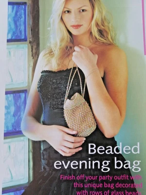 £0.99 • Buy Evening Beaded Bag Knitting Pattern Twilleys Of Stamford Goldfingering Yarn 3ply