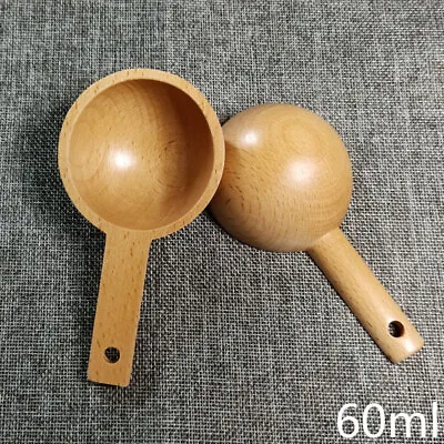 Kitchen Wooden Measure Scoop Coffee/Tea/ Milk/Wash Powder Home Measuring Spoons • £5.03