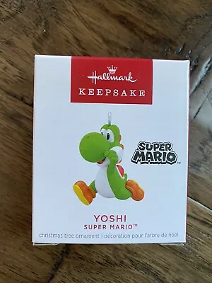 Hallmark 2022 Yoshi Super Mario Miniature Ornament • $14.45