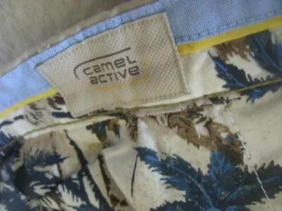 Camel Active *size GB42/S* Men's MEASURED Beige COTTON Chino Shorts €65.95rrp • £26.98