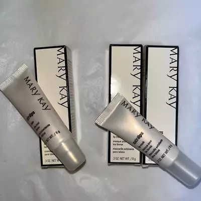 MARY KAY Satin Lips Set - 2 Lip Mask & 1 Lip Balm .3 OZ.  -  NEW Discontinued • $30