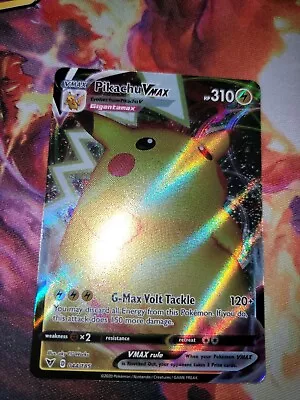 $2.25 • Buy Pokémon TCG Pikachu VMAX Vivid Voltage 044/185 Regular Ultra Rare