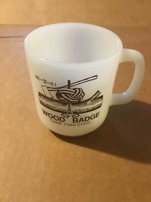 $39.99 • Buy RARE BOY SCOUTS COFFEE MUG CUP Wood Badge Camp Twin Echo NE-V-81 New Florence Pa