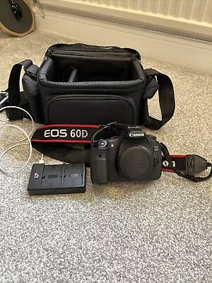 Canon EOS 60D Body Only 18.0MP Digital SLR Camera - Black • £57