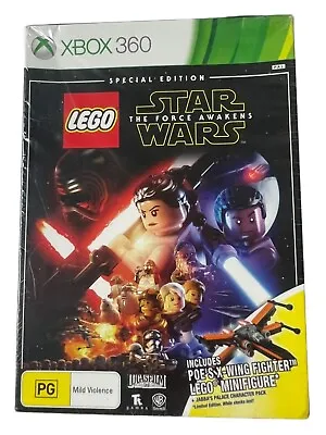 Lego Star Wars The Force Awakens 2016 Xbox 360 Limited Ed Sealed With Lego PAL • $29.99