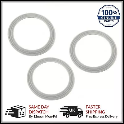 3 Genuine Kenwood Chef Liquidiser Rubber Sealing Ring Seal Gasket - 78mm CHECK!  • £6.95