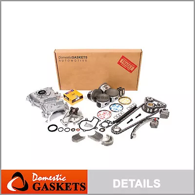 Fits 98-01 Nissan Altima 2.4L DOHC Overhaul Engine Rebuild Kit KA24DE • $409.28