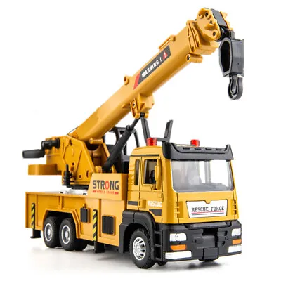 £25.86 • Buy 1:50 Crane Truck Construction Model Car Diecast Engineering Kids Toy Sound Light