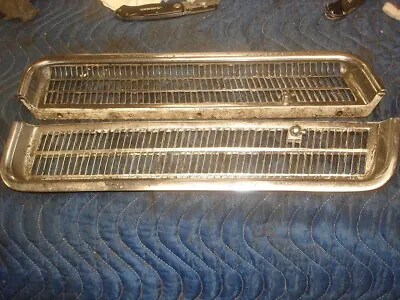 1963 1964 Buick Riviera Hood Cowl Vent Grille Bezels Pair LH & RH Sides Used OEM • $40