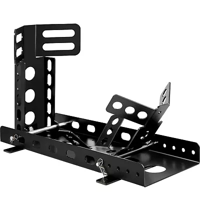 Removable Motorcycle Wheel Stop Chock Trailer W/ Mounting Kit 3000lbs Tire Rack • $66.99