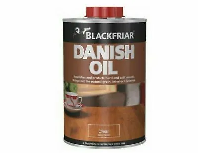 Clear Satin Danish Oil Interior Exterior Wood Primes Seals Protection 5 Litre • £54.95