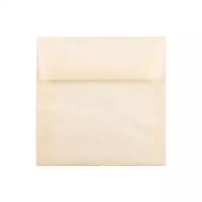 JAM Paper 5.5x5.5 Square Translucent Vellum Invitation Envelopes Ivory 1591909 • $30.99
